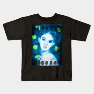 Moth Girl Kids T-Shirt